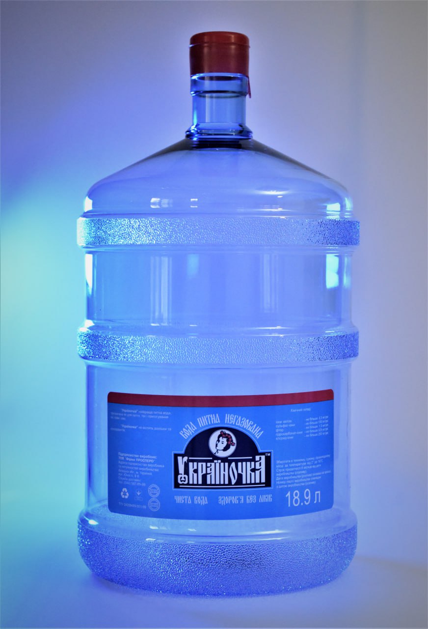 Вода питна негазована доочищена бутильована "Україночка"